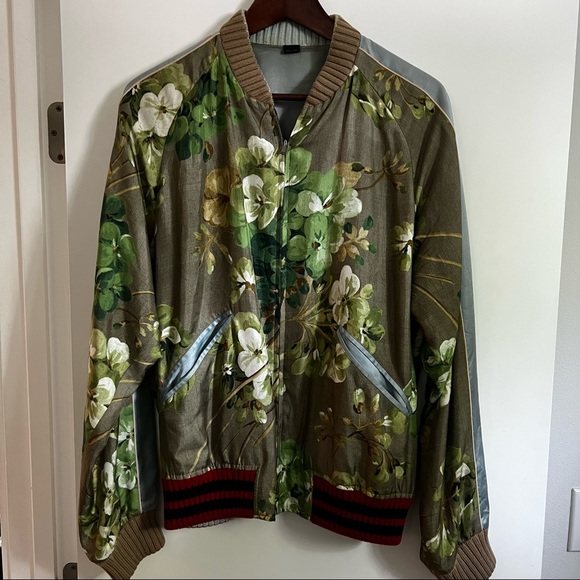 Gucci Other - Gucci Silk Floral Bomber - From Alessandro Michele’s First Collection